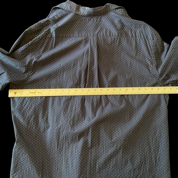 Men’s Old Navy Cotton Short-sleeve Button-down Shirt Navy Blue Size XXL - Picture 8 of 11